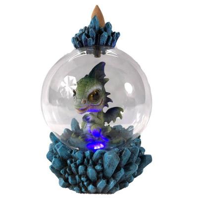 Brûleur d'Encens à Reflux - Globe du Bébé Dragon